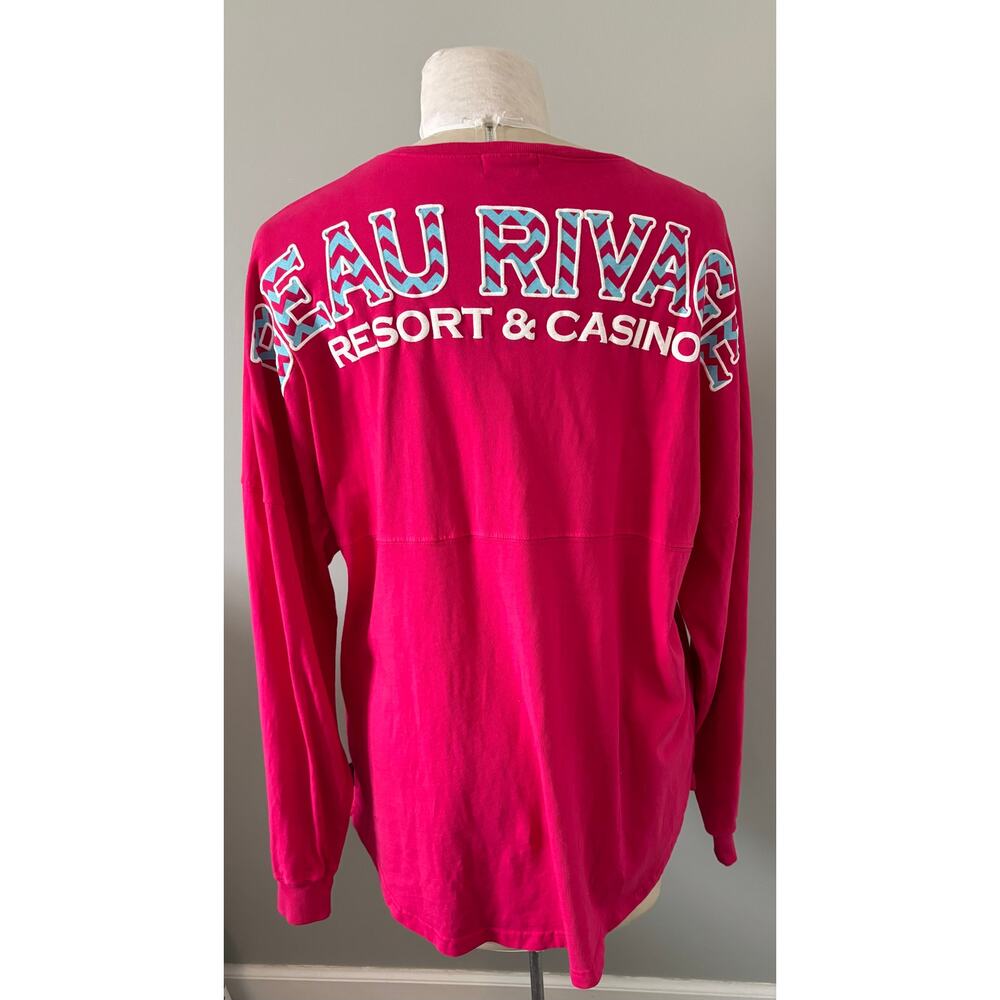 Spirit Jersey Women’s Large Oversized Beau Rivage Casino MGM Resorts NWOT